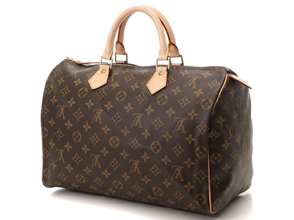 Louis Vuitton Speedy Monogram Handbag Brown